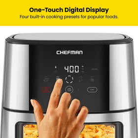 Chefman Easy-View dishwasher-safe parts simplify cleanup after a family meal