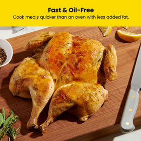 Chefman Easy-View fries preset guides quick, even fries with less oil