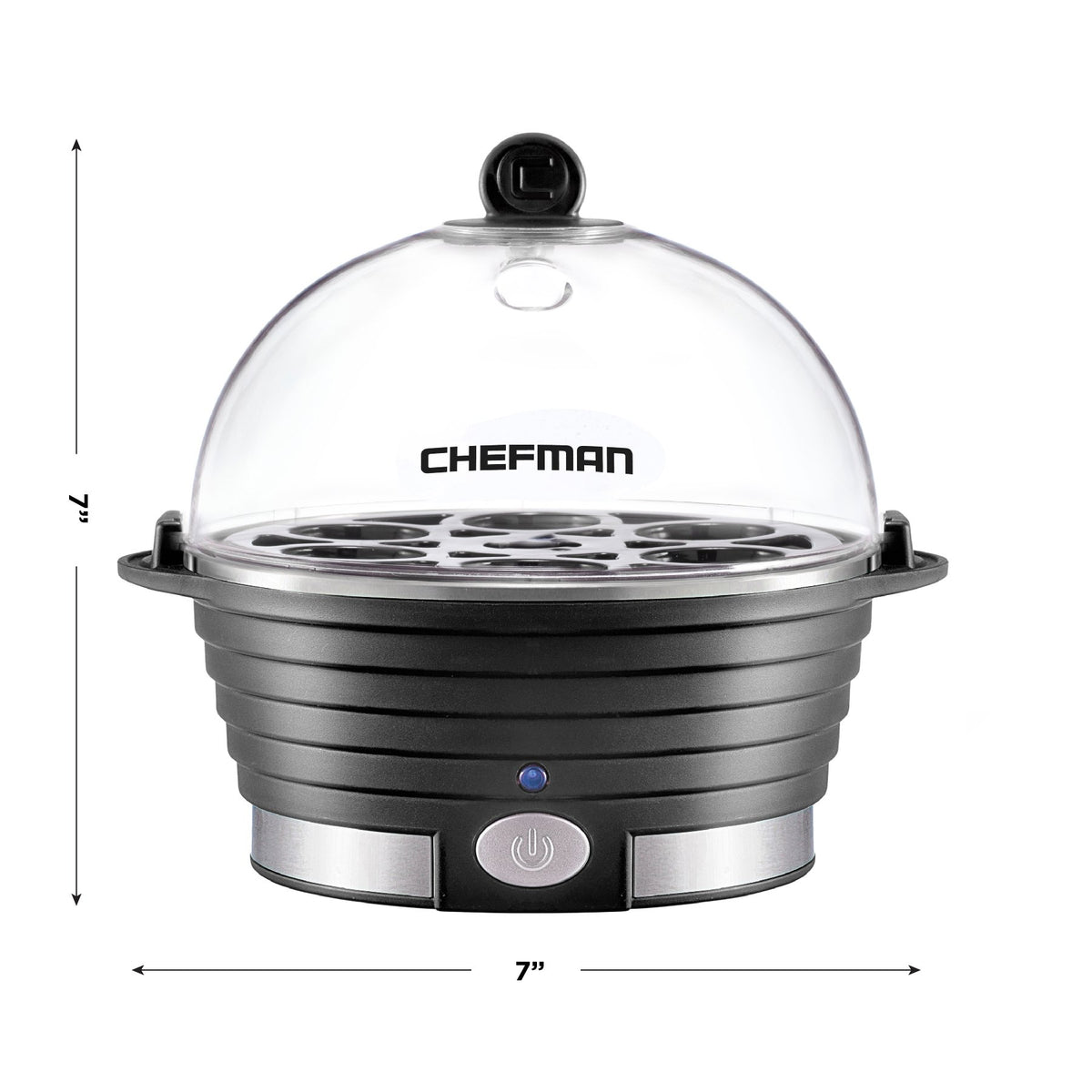 Compact design of Chefman Egg Maker fits small kitchens and dorms
