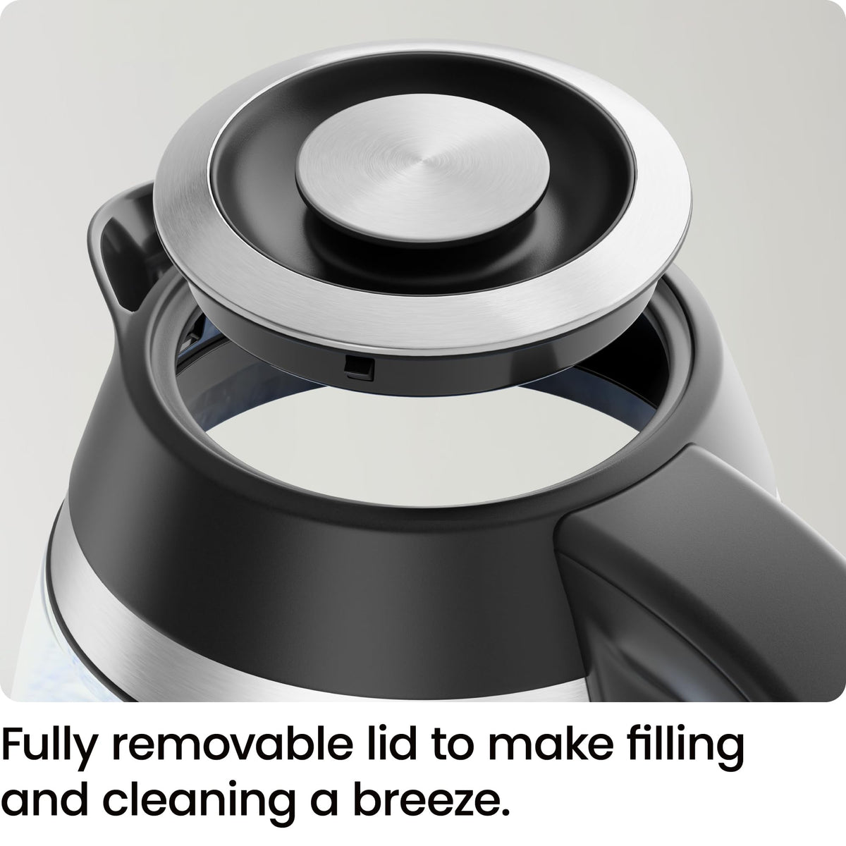 Chefman electric kettle drip-free spout keeps serving tidy and mess-free