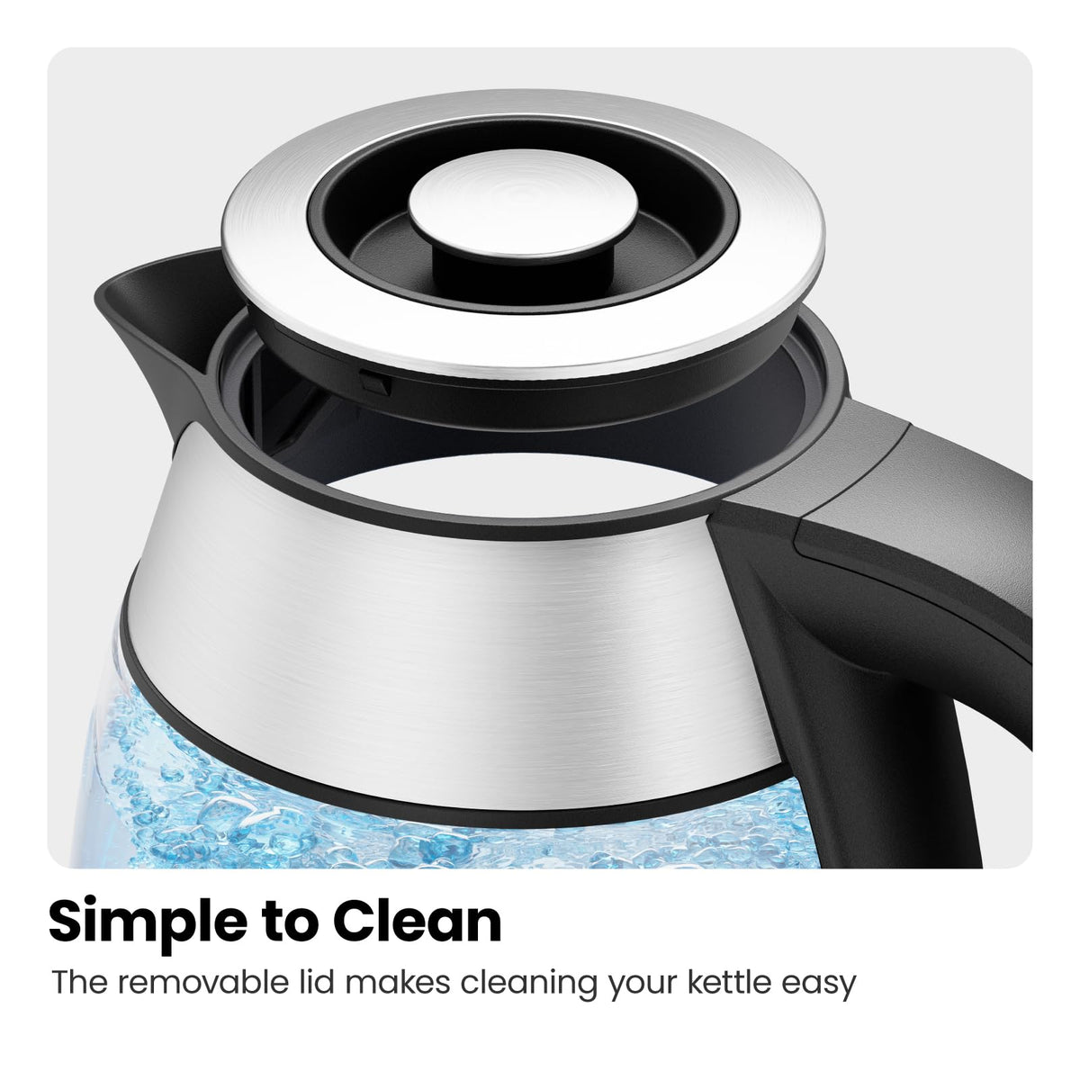 Gift-ready packaging for Chefman electric kettle, perfect for tea lovers.