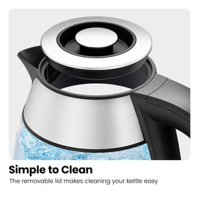 Gift-ready packaging for Chefman electric kettle, perfect for tea lovers.