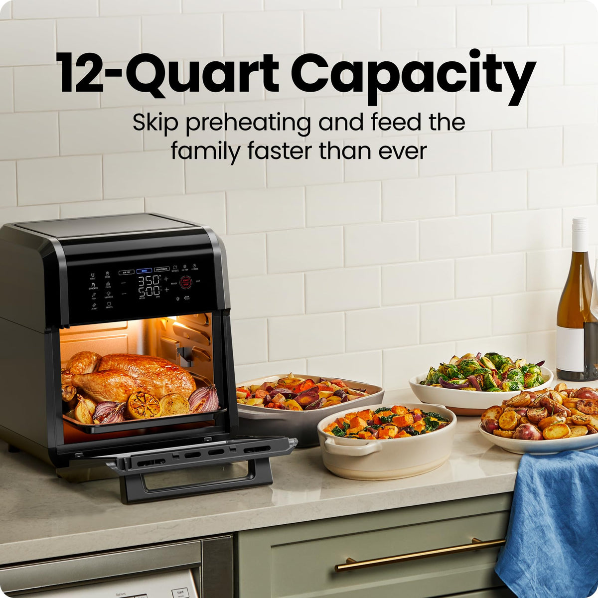 Chefman Hi-Fry to 450°F feature for extra crisp results
