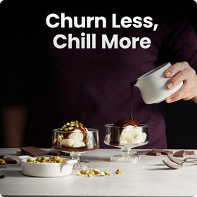 Chefman Iceman easy-view lid shows progress while chilling