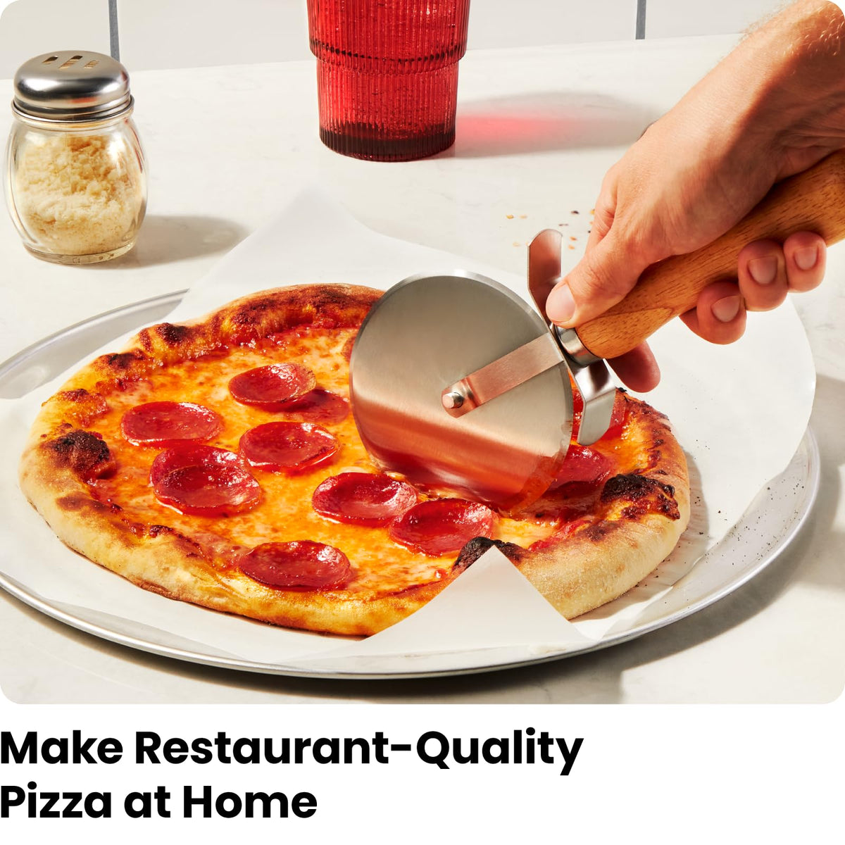 Chefman double pane window lets you monitor pies without losing heat.