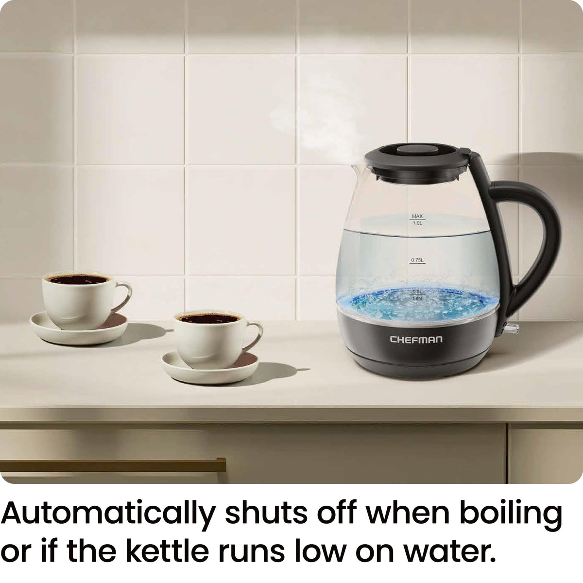 Chefman lift-off lid for easy filling and cleaning.