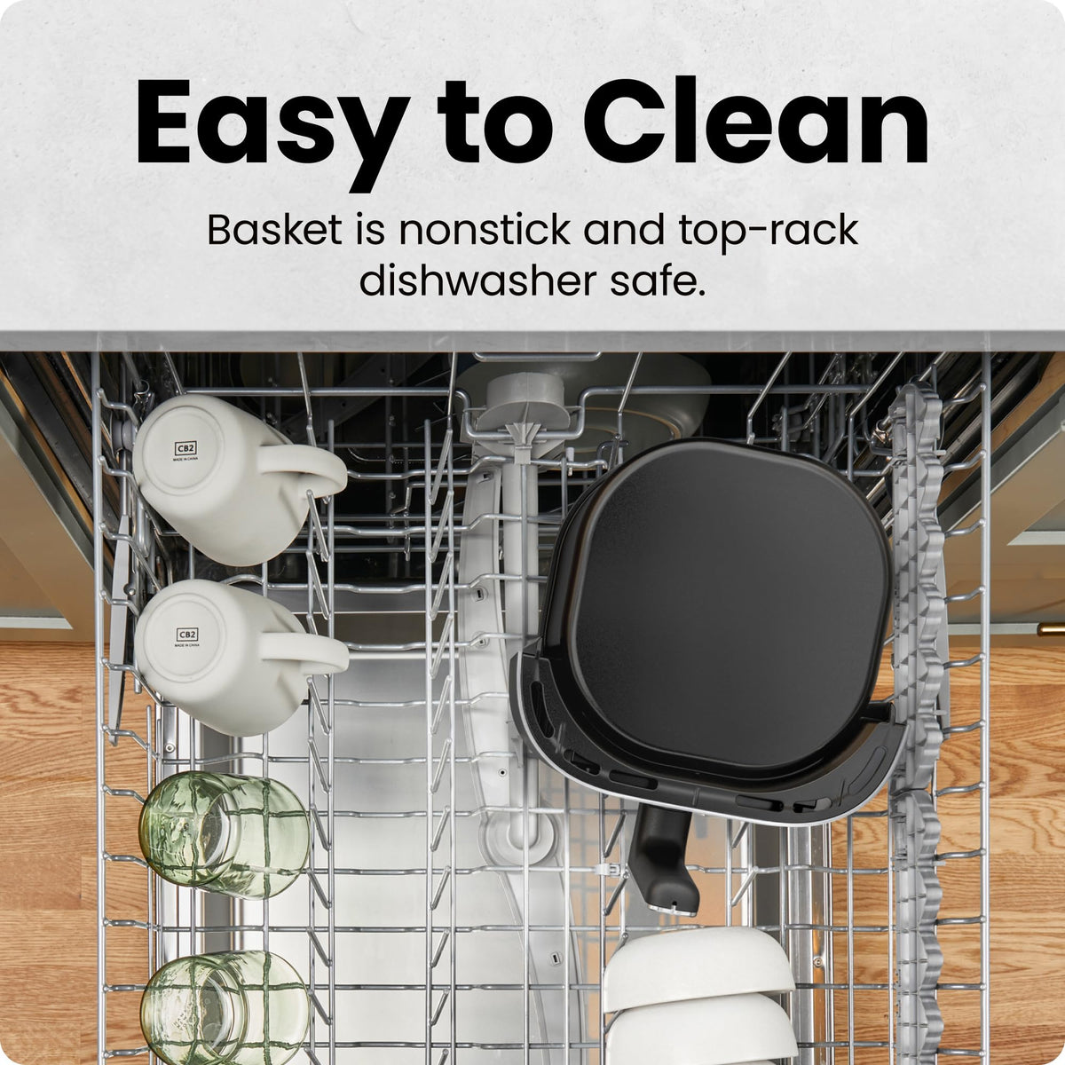Chefman LED shake notification signals midway for crisper results.