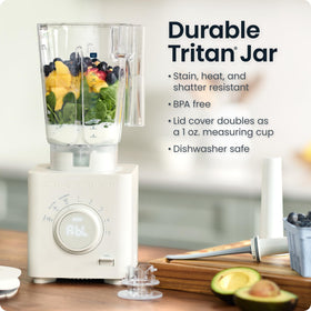 Chefman Obliterator 20 oz travel jar for on-the-go blends.