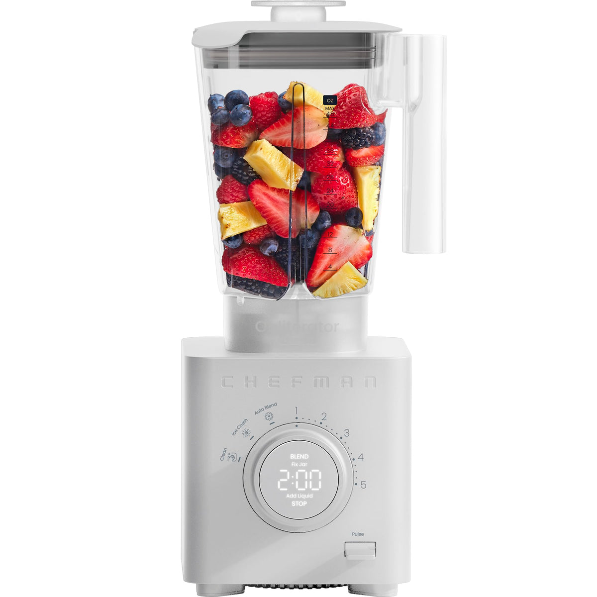 Chefman Obliterator 48oz jar for large-batch smoothies and frozen drinks