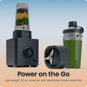Chefman Obliterator includes travel jar, tamper, and warranty for peace of mind.