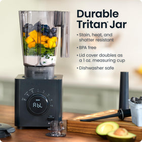 Chefman Obliterator travel jar enables smoothies on the go.