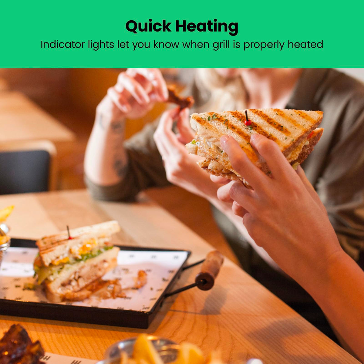 Chefman panini press compact design saves counter space in small kitchens.