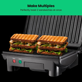 Chefman panini press removable drip tray for easy cleanup after meals.