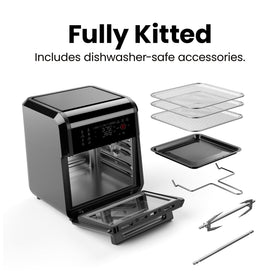 Chefman removable drip tray and dishwasher-safe parts for quick cleanup