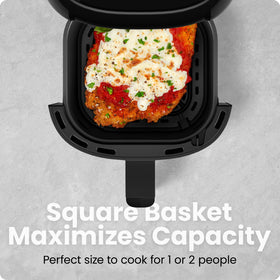 Chefman shake-reminder audible alert prompts midway for crisp results