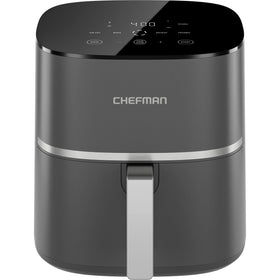 Chefman TurboX top controls image showing the digital panel for precise settings.