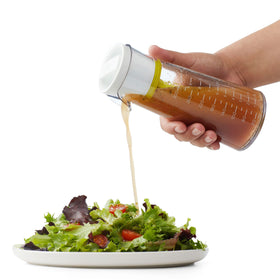 Chef'n Emulstir serving carafe doubles as a stylish dressing bottle.