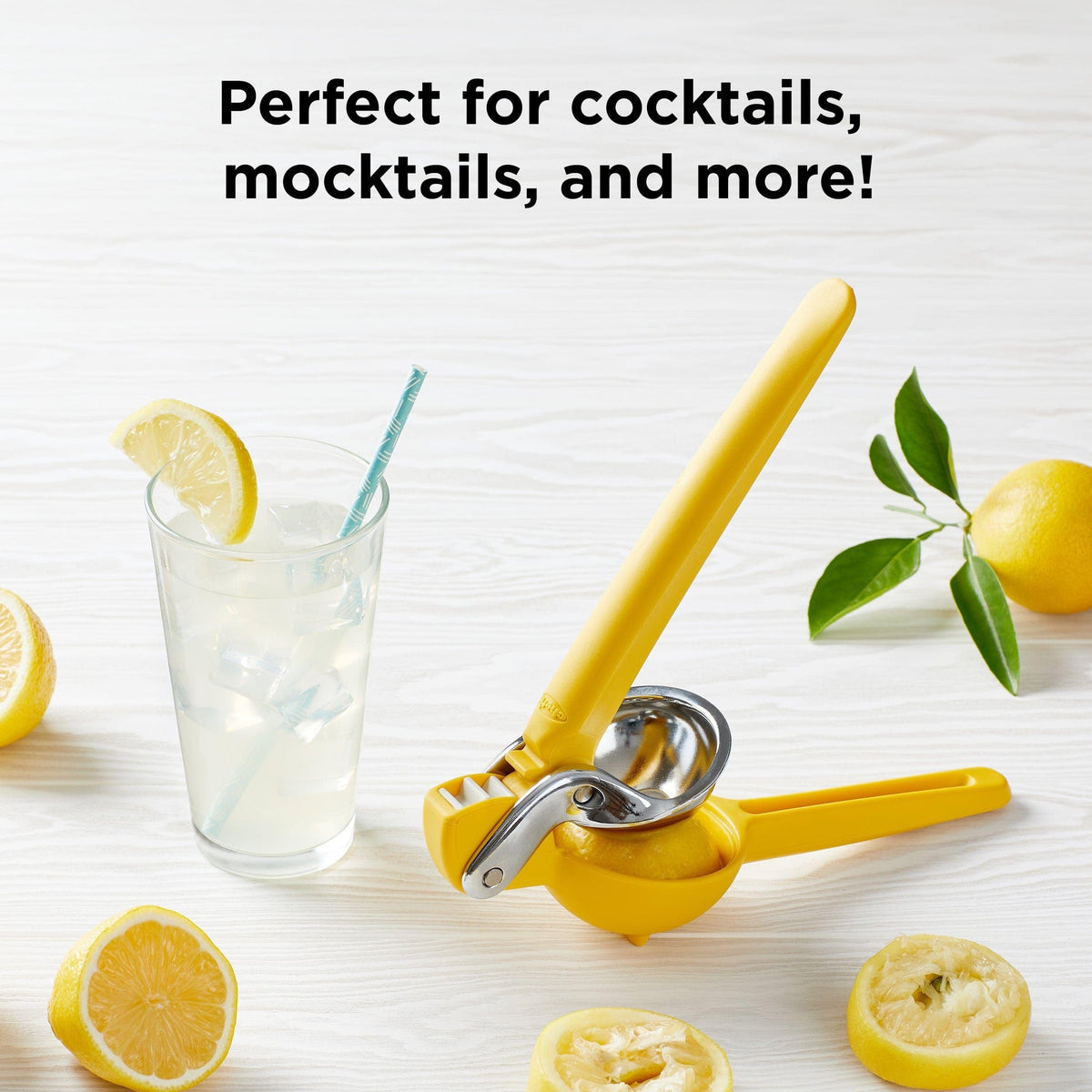 Chef'n FreshForce lemon juicer compact-storage fits in any drawer