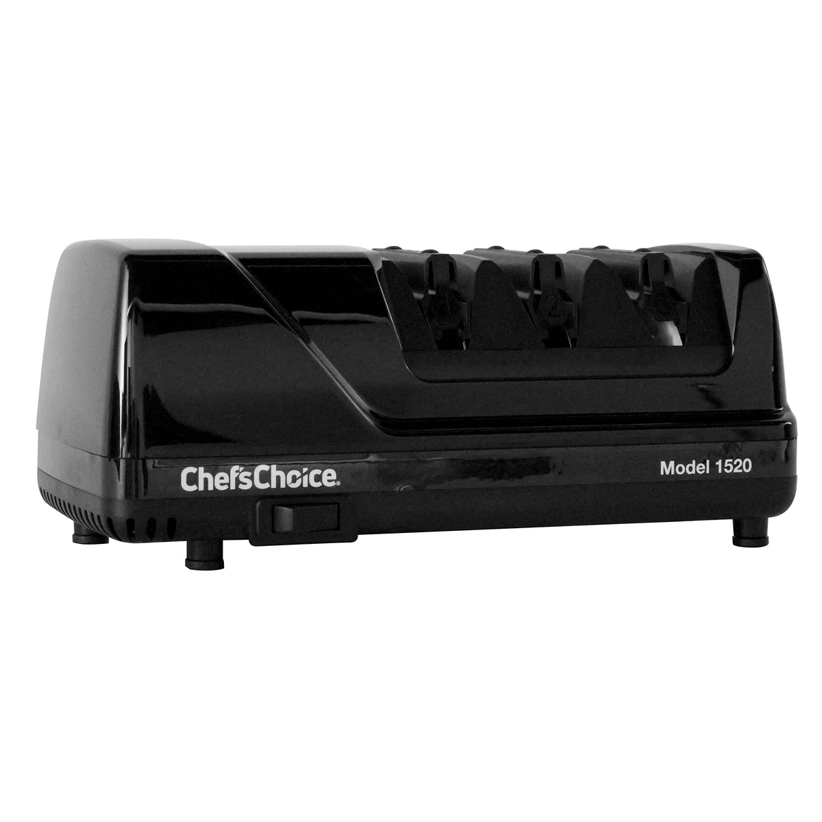 Chef's Choice AngleSelect front view showing the compact knife sharpener for quick edge restoration