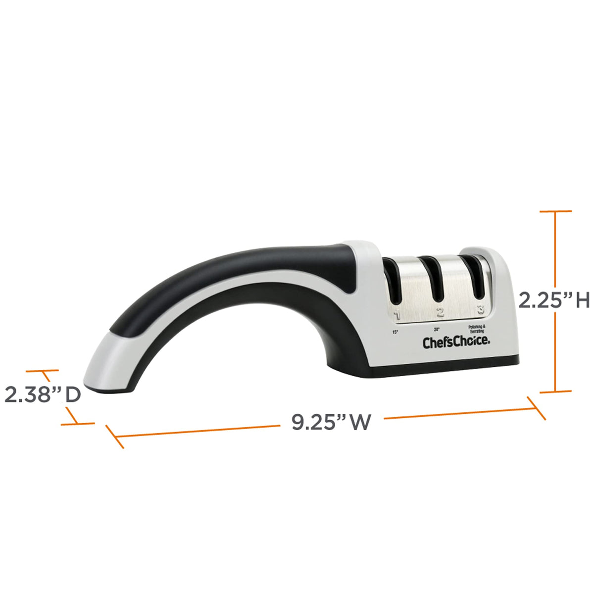Chef's Choice ProntoPro serrated knives sharpening expands versatility.