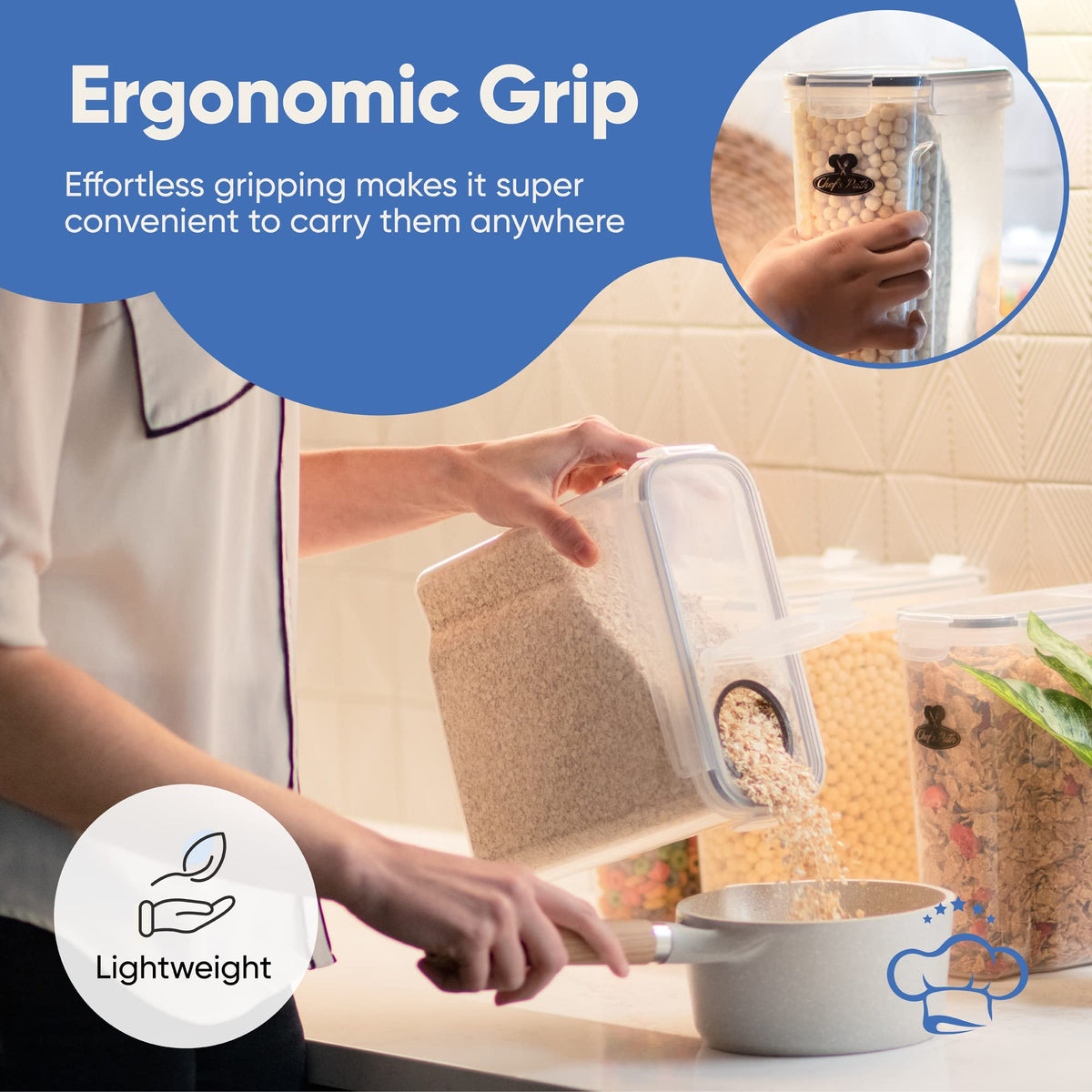 Chef's Path measuring spoons included for precise portions.