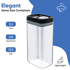 Chef's Path chalkboard marker enables easy labeling on containers.