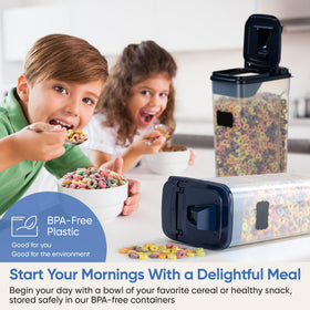 Chef's Path clear 4L container for easy content visibility.