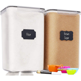 Chef's Path extra-large container with side-lock lid, secure freshness.