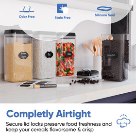 Chef's Path lid-lock mechanism provides an airtight seal for freshness.