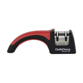 Chef'sChoice Pronto Hone crissCross action creates a sharp edge with more bite.