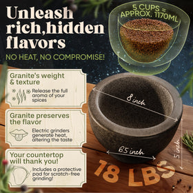 ChefSofi 8-5-inch pestle showing strong leverage for tough ingredients