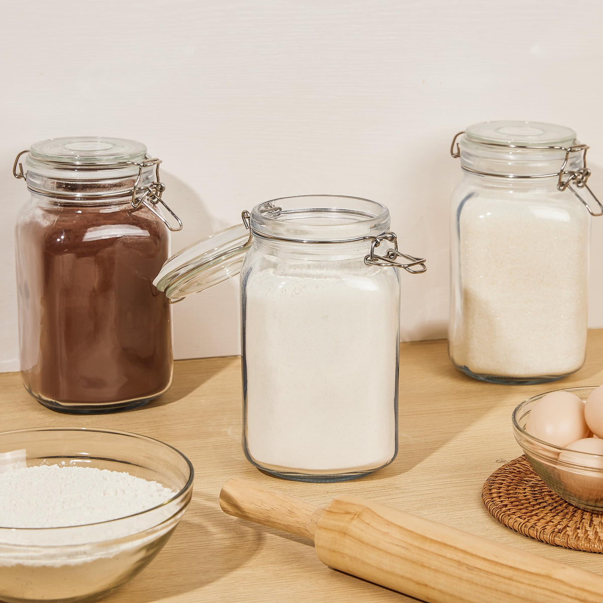 CHEFSTORY reusable labels help you switch contents quickly and keep storage tidy.