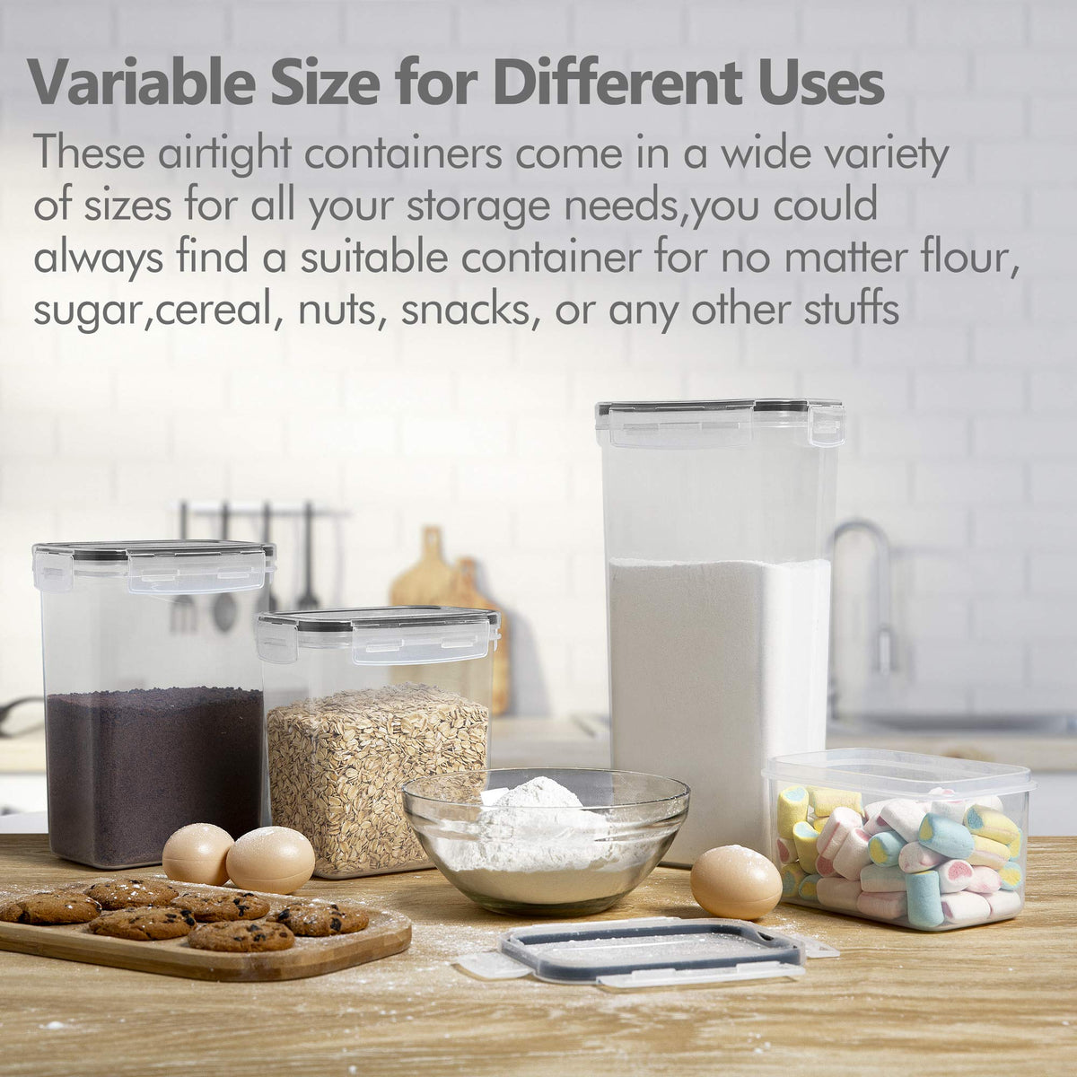 CHEFSTORY small 0-7qt container perfect for snacks.