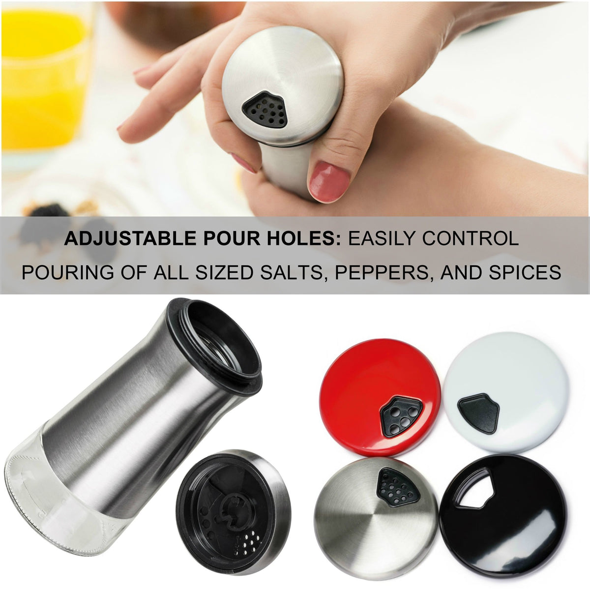 CHEFVANTAGE metal shell protects the glass and adds a sleek, durable finish.