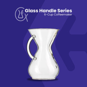 Chemex borosilicate glass construction maintains flavor while resisting odors.