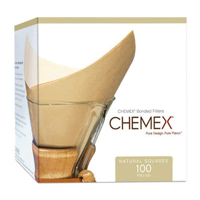 Chemex 10-cup classic series coffeemaker shown as a timeless glass brewer.