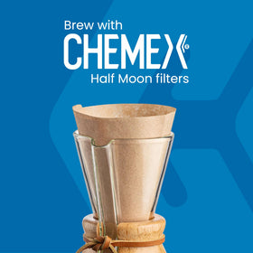 Chemex patented pour-over design for balanced extraction and aroma.