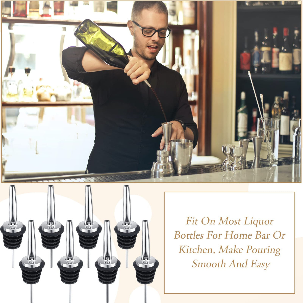 CHENGU bar and kitchen dispensers ideal for liquor, oil, vinegar.