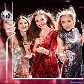 Chengu beverage decor disco ball highlights drinks at celebrations