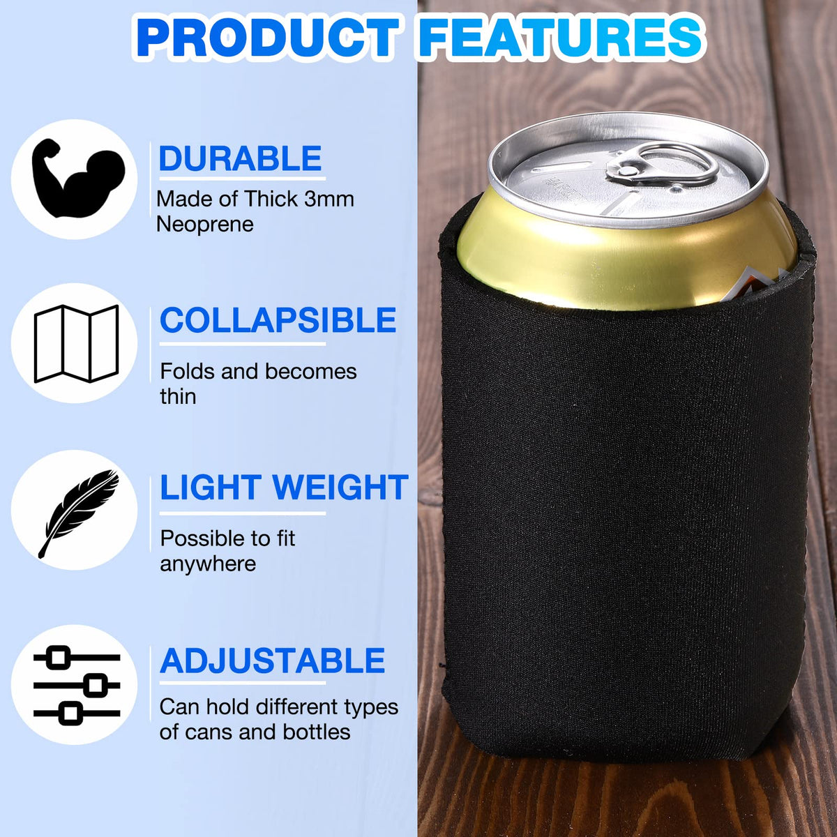 CHENGU color-variety sleeves ideal for parties and weddings to differentiate drinks