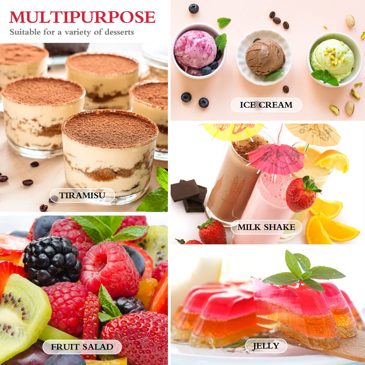 CHENGU disposable spoons, individually wrapped for hygienic serving.