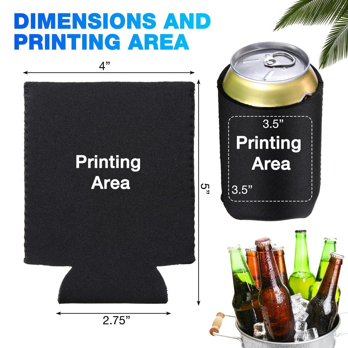 CHENGU neoprene sleeve shown on a can for portable temperature maintenance