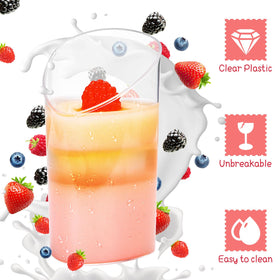 CHENGU slanted round dessert cups highlighting contents with elegant presentation.