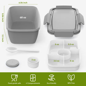 Cherrysea 2Pack includes salad fork for quick meals