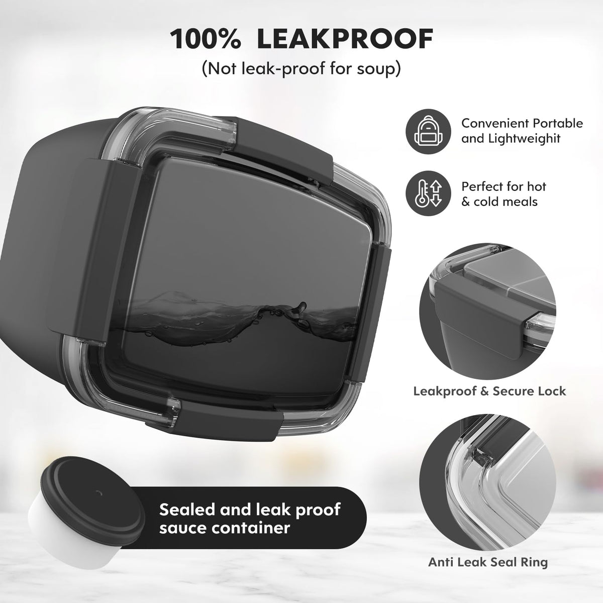 Cherrysea microwave-safe with lid removed for quick reheating.