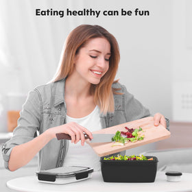 Cherrysea salad forks included complete your portable lunch kit.