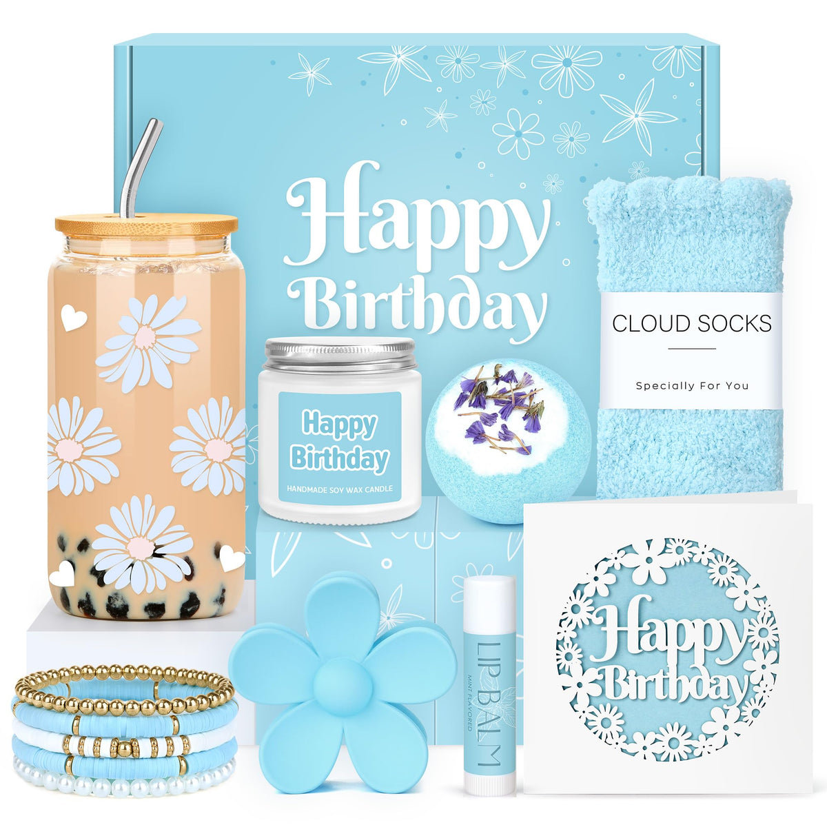 CHESACE daisy gift box, ready-to-gift birthday surprise for her.