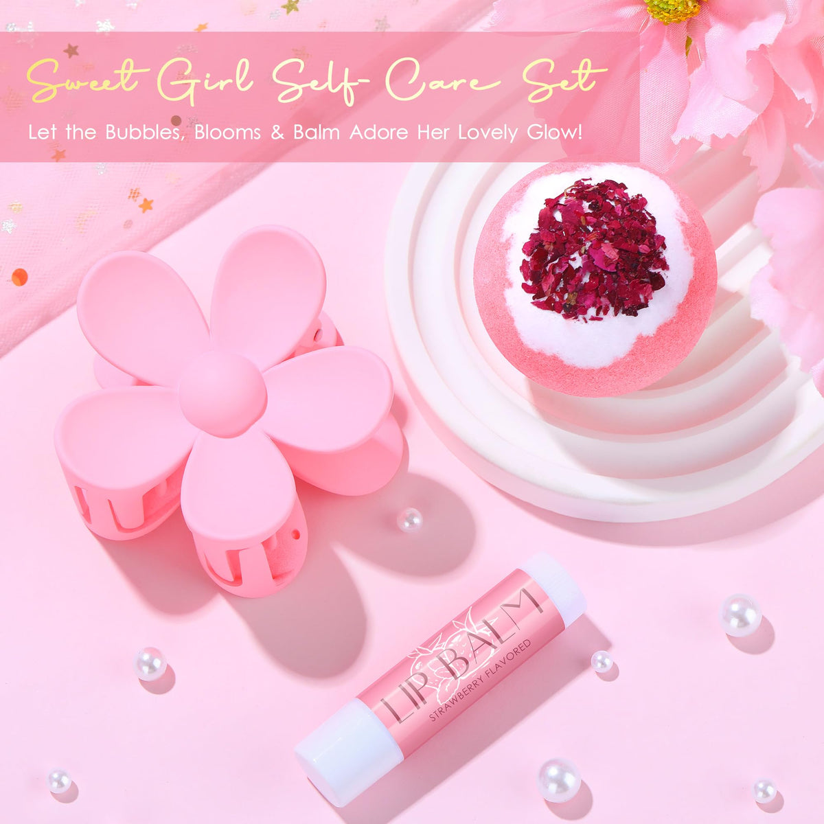 CHESACE flower hair clip for playful styling
