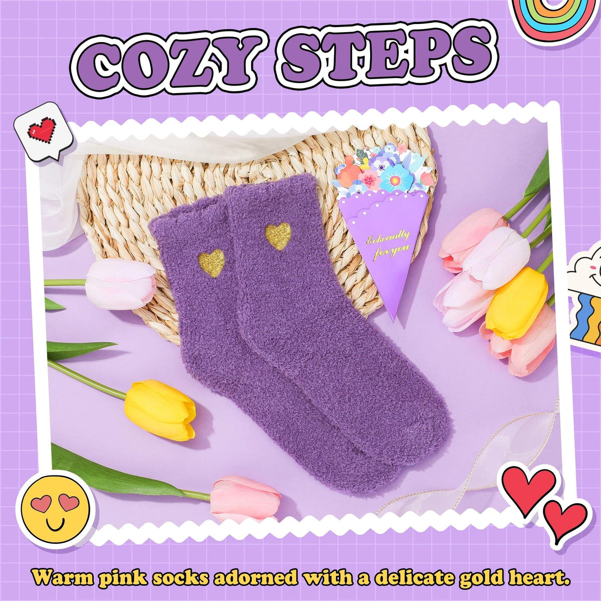 CHESACE cozy socks for warm, comfortable lounging