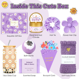 CHESACE floral greeting card with uplifting message